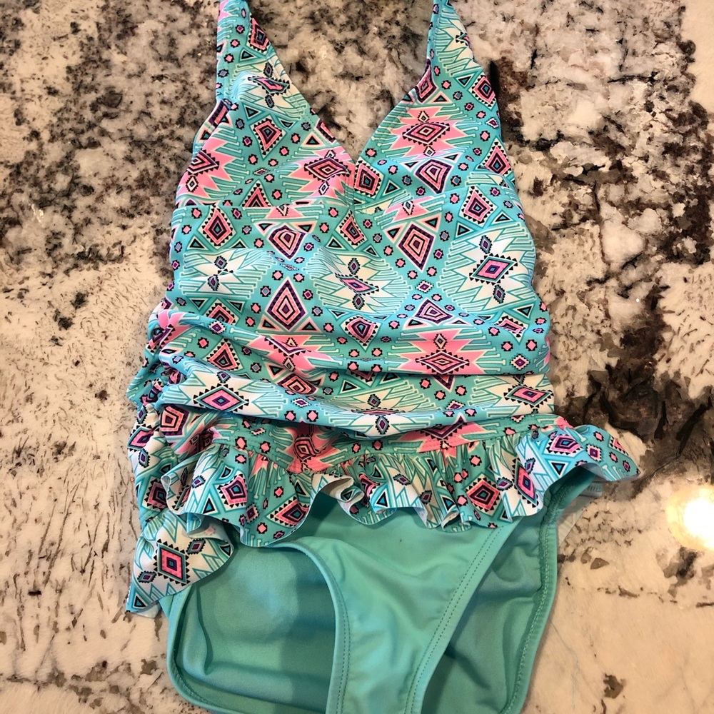 Girls 1pc bathing suit Sz 7/8